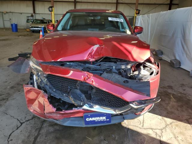 JM3KFBDM4K0511186 - 2019 MAZDA CX-5 GRAND TOURING RED photo 5