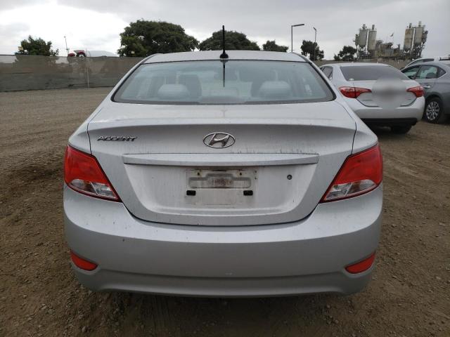 KMHCT4AE9GU082850 - 2016 HYUNDAI ACCENT SE GRAY photo 6