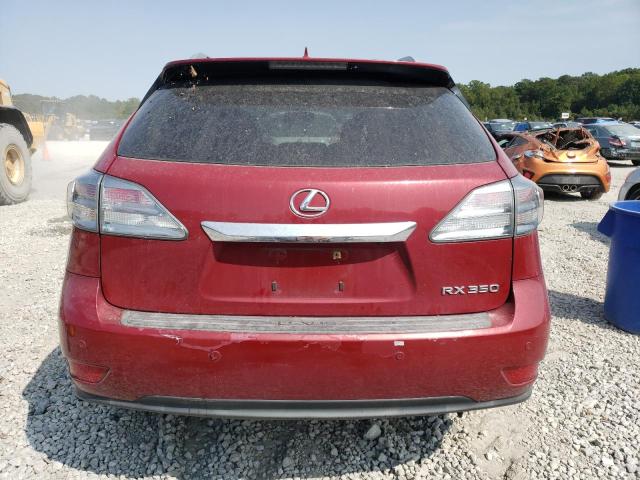 2T2ZK1BAXBC048736 - 2011 LEXUS RX 350 MAROON photo 6