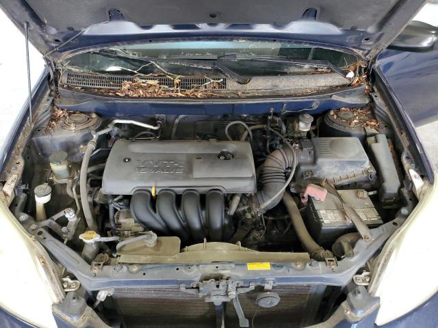 2T1KR32E94C294583 - 2004 TOYOTA COROLLA MA XR BLUE photo 11