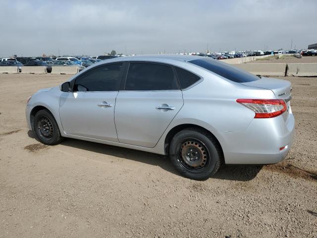 3N1AB7AP3EY261738 - 2014 NISSAN SENTRA S Argent photo 2