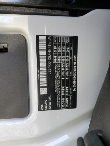 W1Y4KBHY8ST220114 - 2025 MERCEDES-BENZ SPRINTER 2500 YELLOW photo 14