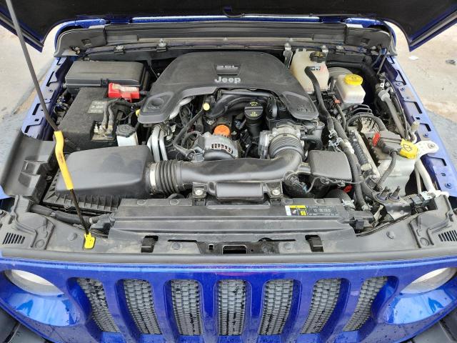 1C4HJXDG0KW508789 - 2019 JEEP WRANGLER U SPORT Blau Foto 12