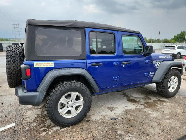 1C4HJXDG0KW508789 - 2019 JEEP WRANGLER U SPORT Blau Foto 3
