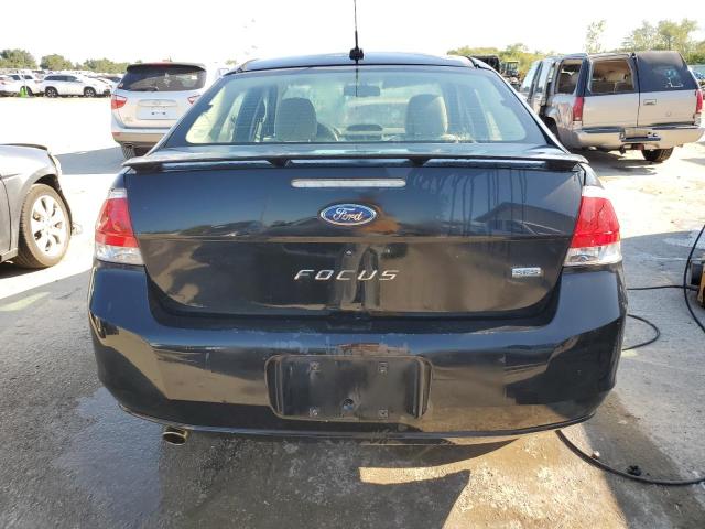 1FAHP35N68W102177 - 2008 FORD FOCUS SE BLACK photo 6