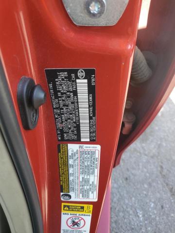 4T1BE46K87U081094 - 2007 TOYOTA CAMRY CE 红色 照片 12