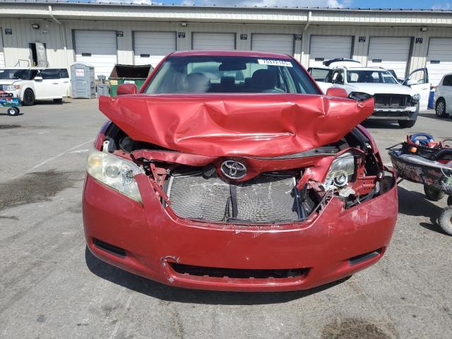 4T1BE46K87U081094 - 2007 TOYOTA CAMRY CE 红色 照片 5