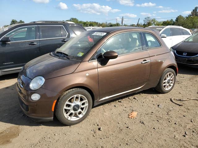 3C3CFFAR3ET279566 - 2014 FIAT 500 POP BROWN photo 1