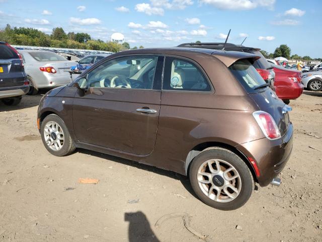 3C3CFFAR3ET279566 - 2014 FIAT 500 POP BROWN photo 2