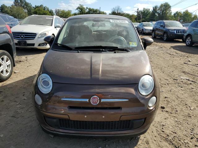 3C3CFFAR3ET279566 - 2014 FIAT 500 POP BROWN photo 5