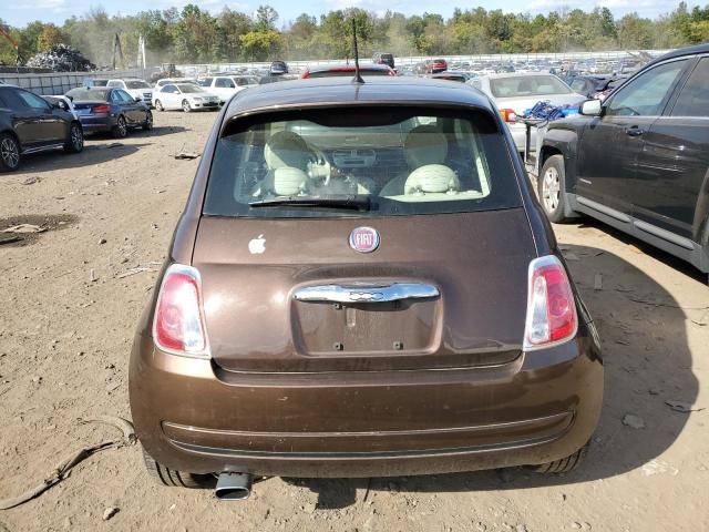 3C3CFFAR3ET279566 - 2014 FIAT 500 POP BROWN photo 6