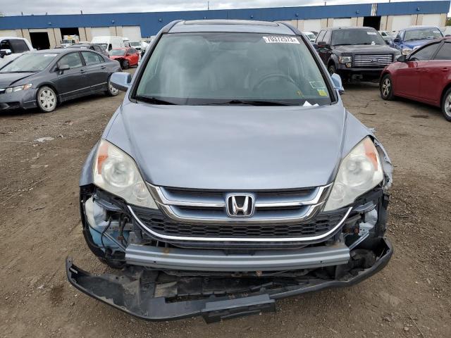 5J6RE4H76AL015291 - 2010 HONDA CR-V EXL BLUE photo 5