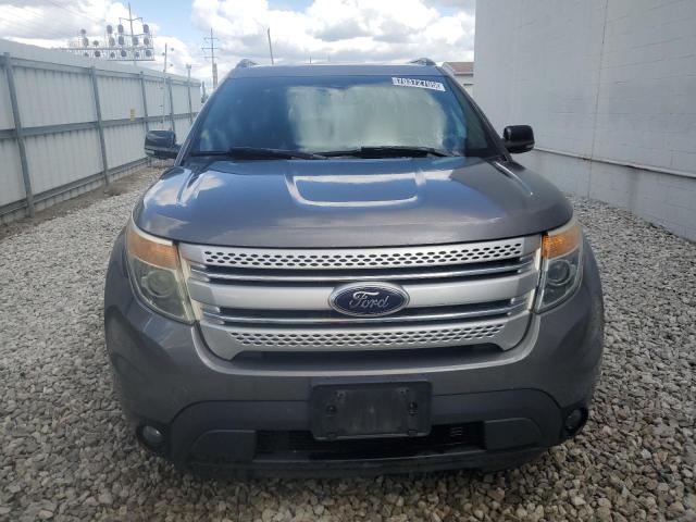 1FM5K8D82EGB11674 - 2014 FORD EXPLORER XLT ნაცრისფერი ფოტო 5