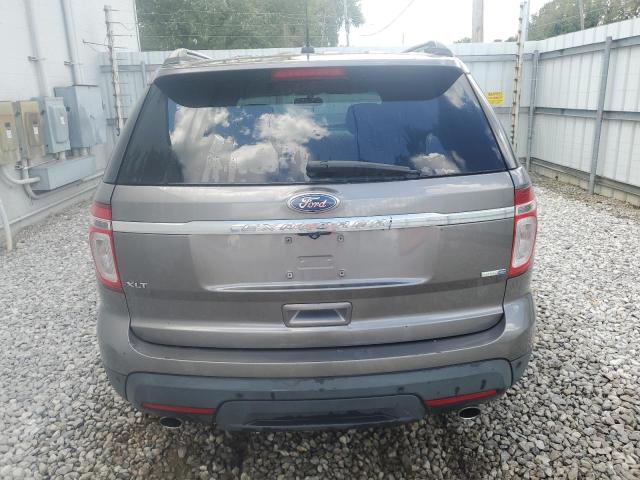 1FM5K8D82EGB11674 - 2014 FORD EXPLORER XLT ნაცრისფერი ფოტო 6