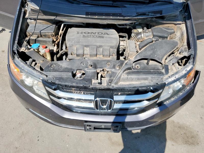 5FNRL5H69EB090584 - 2014 HONDA ODYSSEY EXL GRAY photo 12