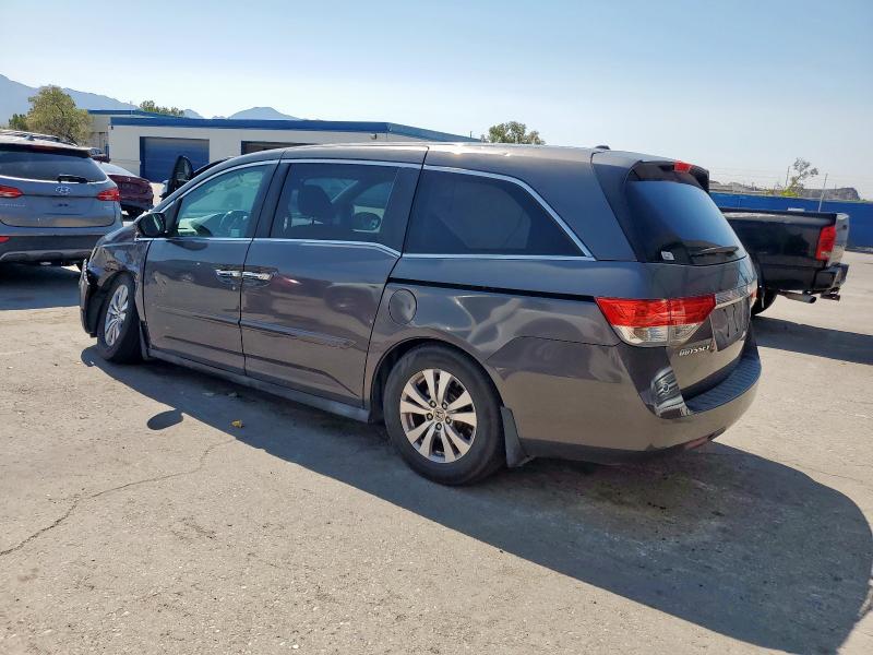 5FNRL5H69EB090584 - 2014 HONDA ODYSSEY EXL GRAY photo 2