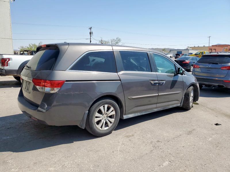 5FNRL5H69EB090584 - 2014 HONDA ODYSSEY EXL GRAY photo 3