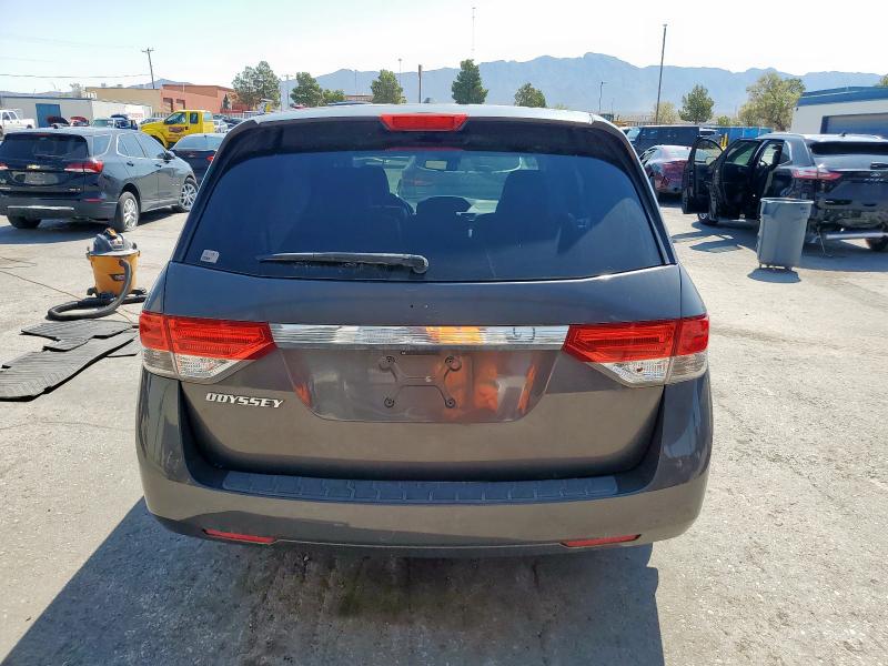 5FNRL5H69EB090584 - 2014 HONDA ODYSSEY EXL GRAY photo 6