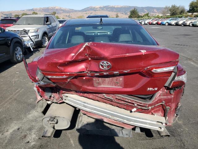 4T1BZ1HK6JU502303 - 2018 TOYOTA CAMRY XSE Czerwony zdjęcie 6