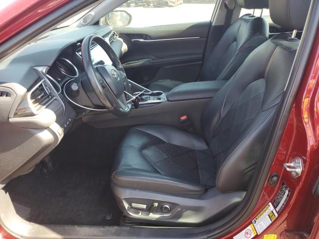 4T1BZ1HK6JU502303 - 2018 TOYOTA CAMRY XSE Czerwony zdjęcie 7