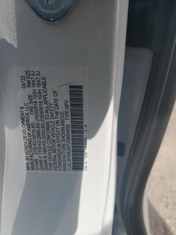 5FNRL6H72NB064536 - 2022 HONDA ODYSSEY EXL WHITE photo 14