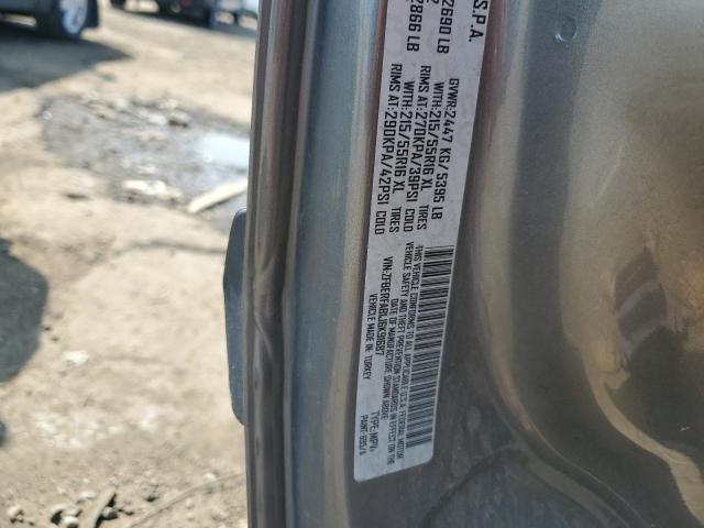 ZFBERFAB1J6K91687 - 2018 RAM PROMASTER GRAY photo 13