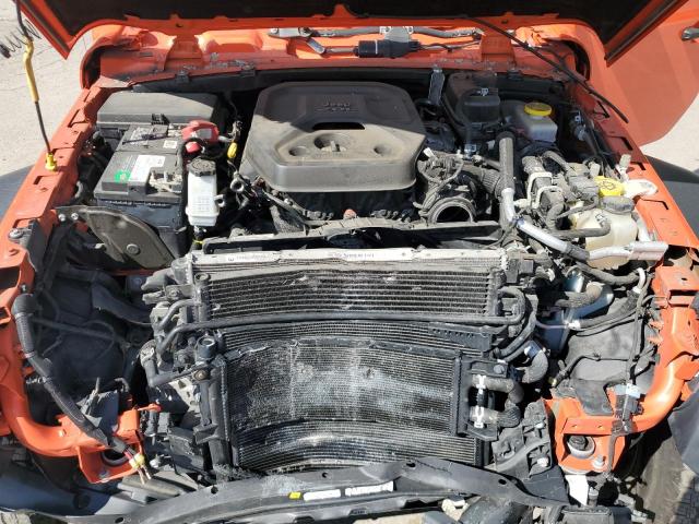 1C4GJXAN9KW521586 - 2019 JEEP WRANGLER SPORT Pomarańczowy zdjęcie 12