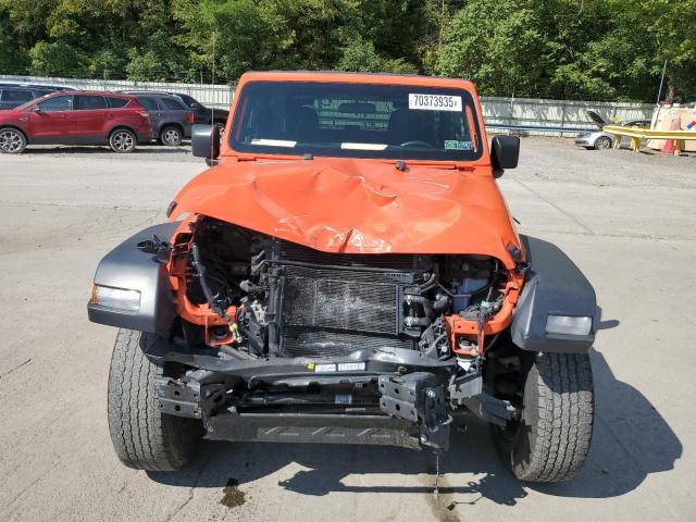 1C4GJXAN9KW521586 - 2019 JEEP WRANGLER SPORT Pomarańczowy zdjęcie 5