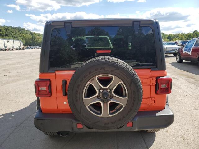1C4GJXAN9KW521586 - 2019 JEEP WRANGLER SPORT Pomarańczowy zdjęcie 6
