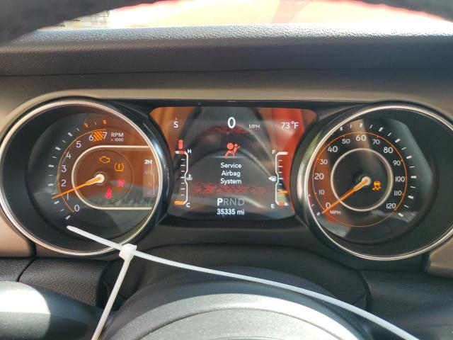 1C4GJXAN9KW521586 - 2019 JEEP WRANGLER SPORT Pomarańczowy zdjęcie 9