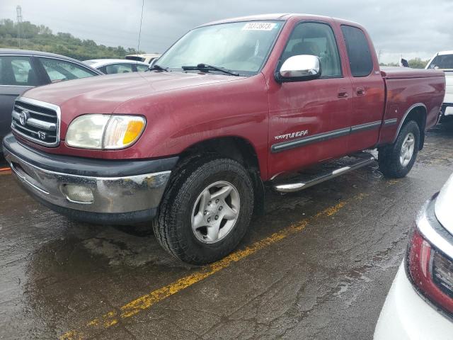 5TBBT44112S281129 - 2002 TOYOTA TUNDRA ACCESS CAB RED photo 1