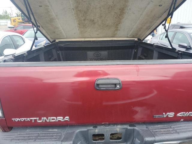 5TBBT44112S281129 - 2002 TOYOTA TUNDRA ACCESS CAB RED photo 10