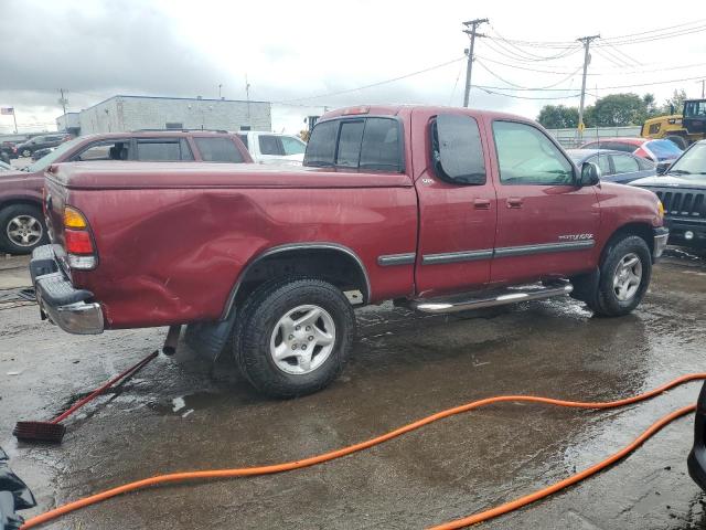 5TBBT44112S281129 - 2002 TOYOTA TUNDRA ACCESS CAB RED photo 3