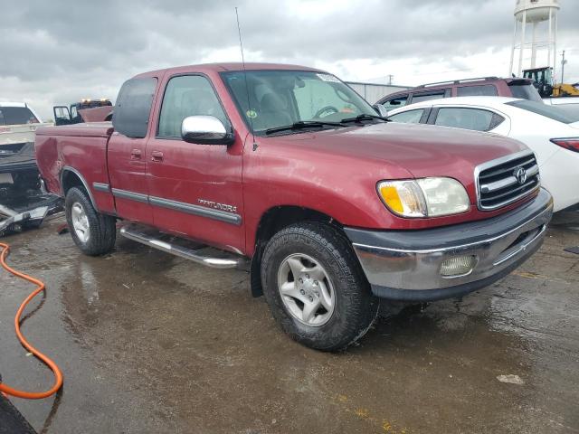 5TBBT44112S281129 - 2002 TOYOTA TUNDRA ACCESS CAB RED photo 4