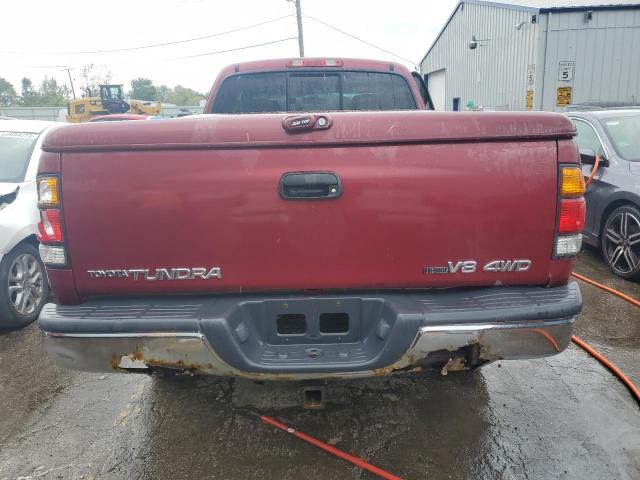 5TBBT44112S281129 - 2002 TOYOTA TUNDRA ACCESS CAB RED photo 6