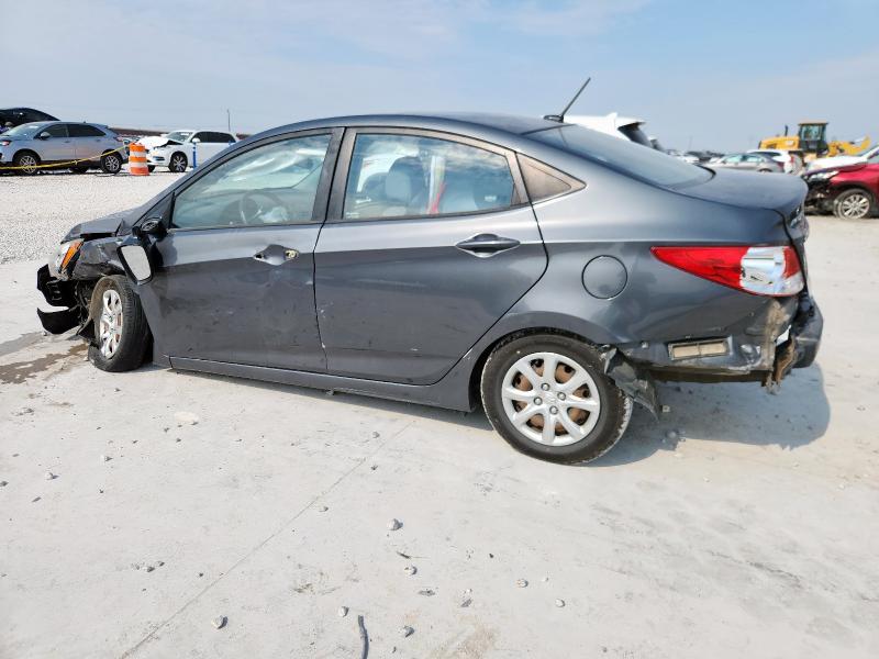 KMHCT4AE2DU292251 - 2013 HYUNDAI ACCENT GLS 灰色 照片 2