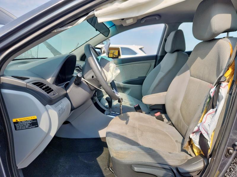 KMHCT4AE2DU292251 - 2013 HYUNDAI ACCENT GLS 灰色 照片 7