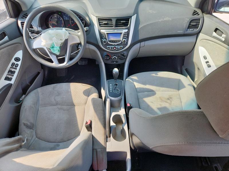 KMHCT4AE2DU292251 - 2013 HYUNDAI ACCENT GLS 灰色 照片 8