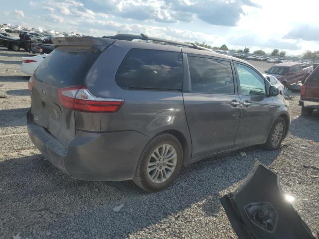 5TDYK3DC1FS658466 - 2015 TOYOTA SIENNA XLE GRAY photo 3