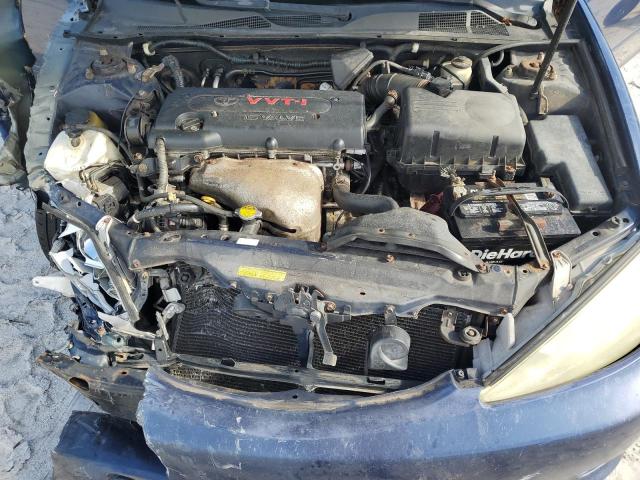 4T1BE30K65U432312 - 2005 TOYOTA CAMRY LE BLUE photo 11