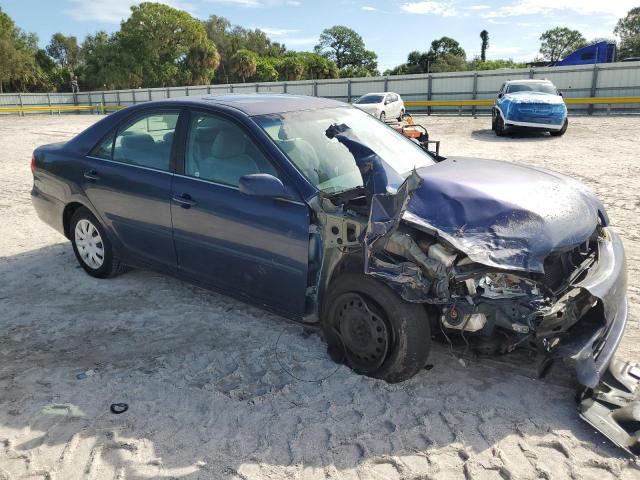 4T1BE30K65U432312 - 2005 TOYOTA CAMRY LE BLUE photo 4
