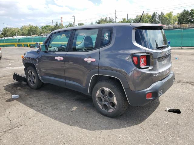 ZACCJBAT9GPD39827 - 2016 JEEP RENEGADE SPORT GRAY photo 2