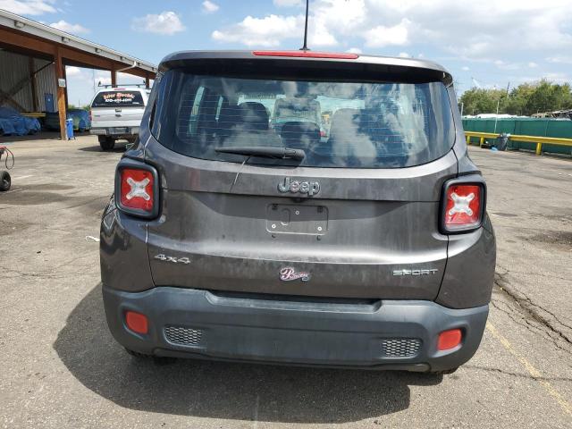 ZACCJBAT9GPD39827 - 2016 JEEP RENEGADE SPORT GRAY photo 6