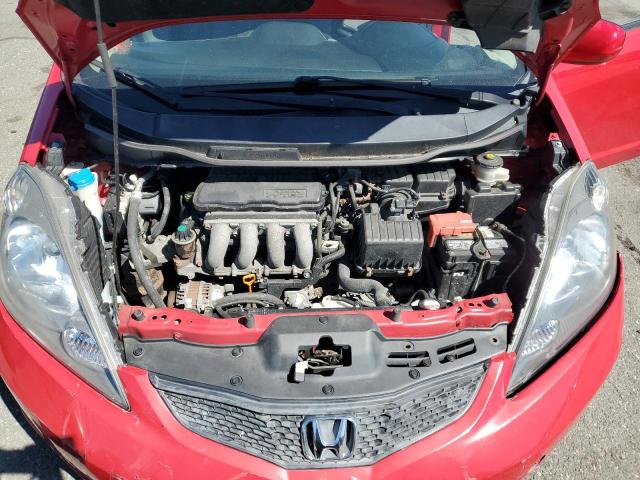 JHMGE8H31DC021794 - 2013 HONDA FIT RED photo 11