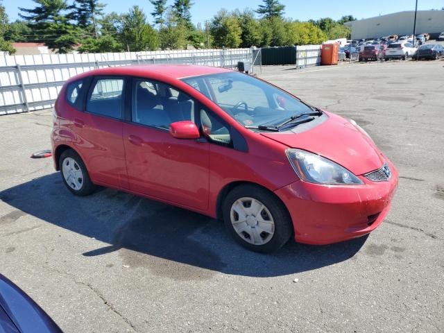 JHMGE8H31DC021794 - 2013 HONDA FIT RED photo 4