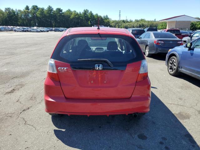 JHMGE8H31DC021794 - 2013 HONDA FIT RED photo 6