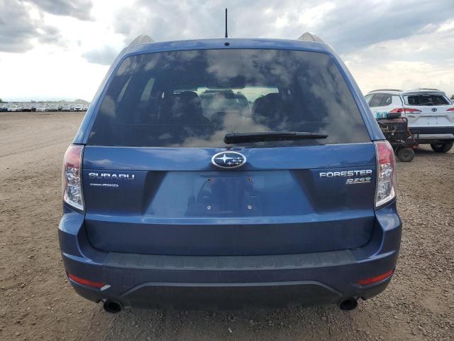 JF2SHADC5BH778523 - 2011 SUBARU FORESTER 2.5X PREMIUM BLUE photo 6