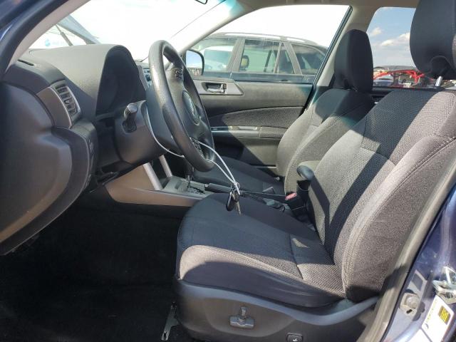 JF2SHADC5BH778523 - 2011 SUBARU FORESTER 2.5X PREMIUM BLUE photo 7