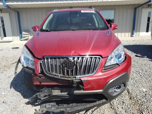 KL4CJCSB1EB685125 - 2014 BUICK ENCORE RED photo 5