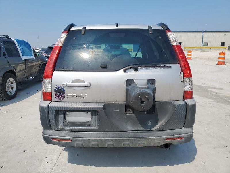 JHLRD78836C022230 - 2006 HONDA CR-V EX ვერცხლისფერი ფოტო 6